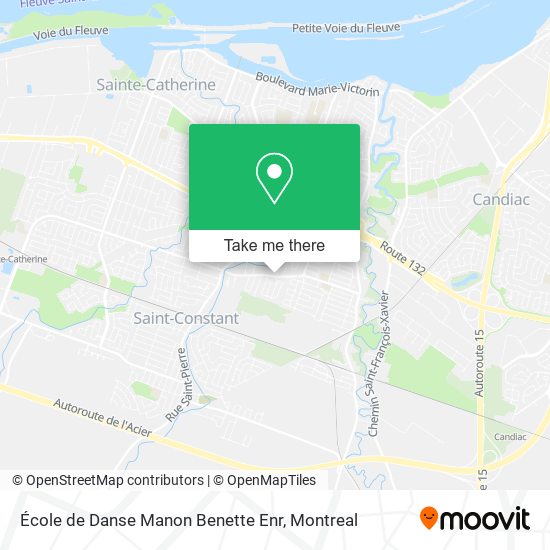 École de Danse Manon Benette Enr map