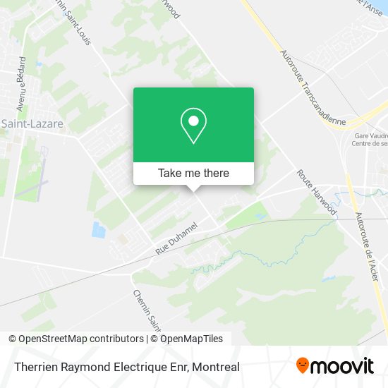 Therrien Raymond Electrique Enr map