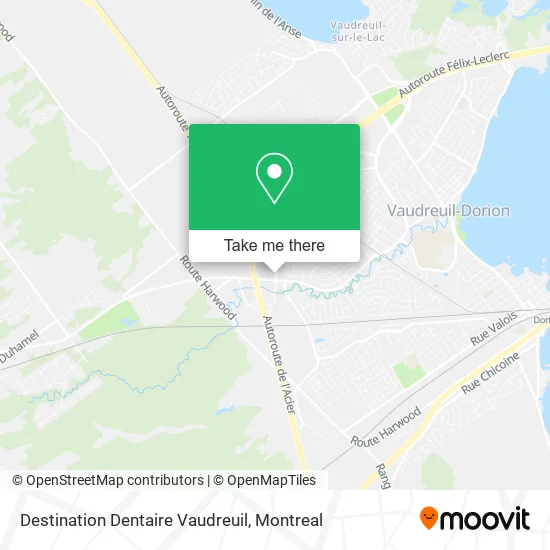 Destination Dentaire Vaudreuil map