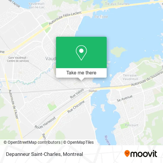 Depanneur Saint-Charles map