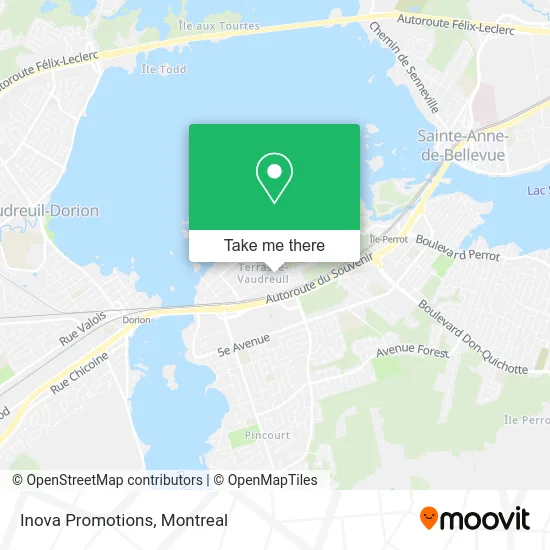 Inova Promotions map