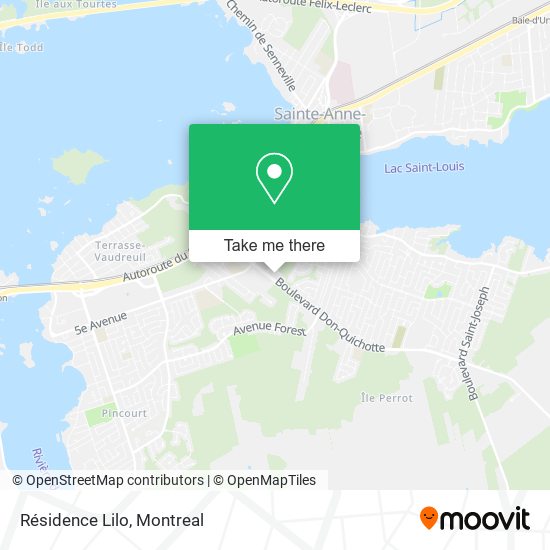 Résidence Lilo map