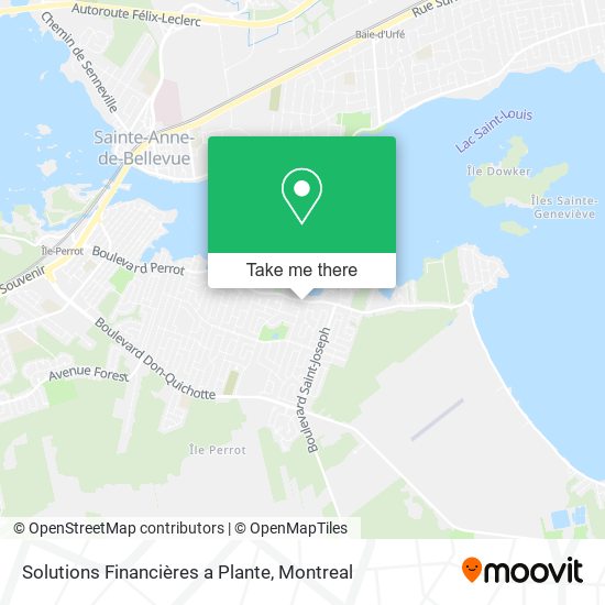 Solutions Financières a Plante map