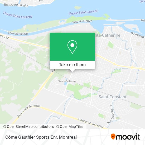 Côme Gauthier Sports Enr map