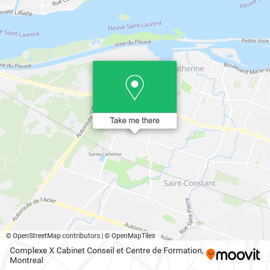 Complexe X Cabinet Conseil et Centre de Formation map