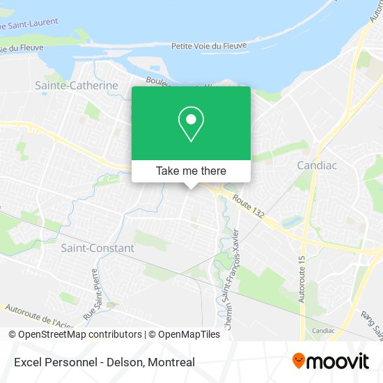 Excel Personnel - Delson map