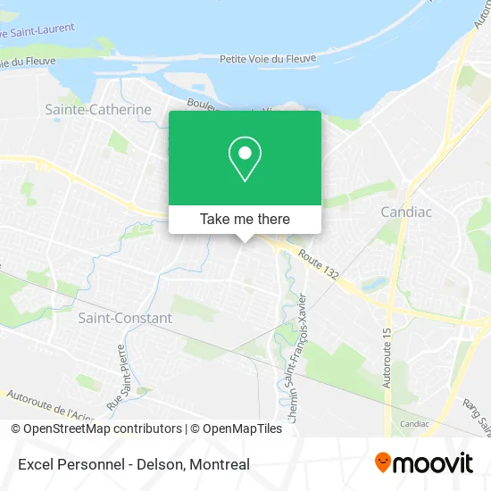 Excel Personnel - Delson map