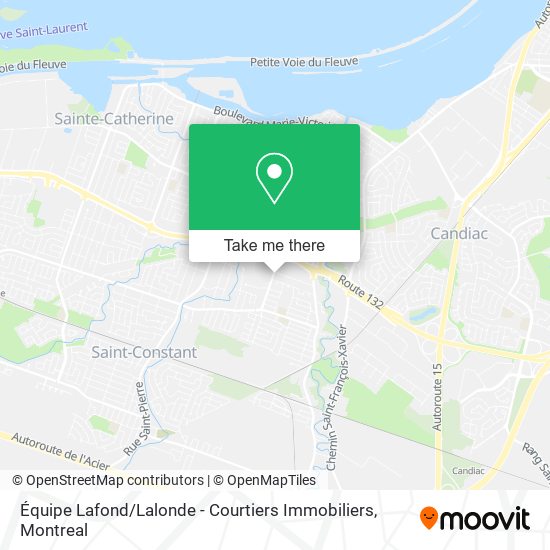 Équipe Lafond / Lalonde - Courtiers Immobiliers map