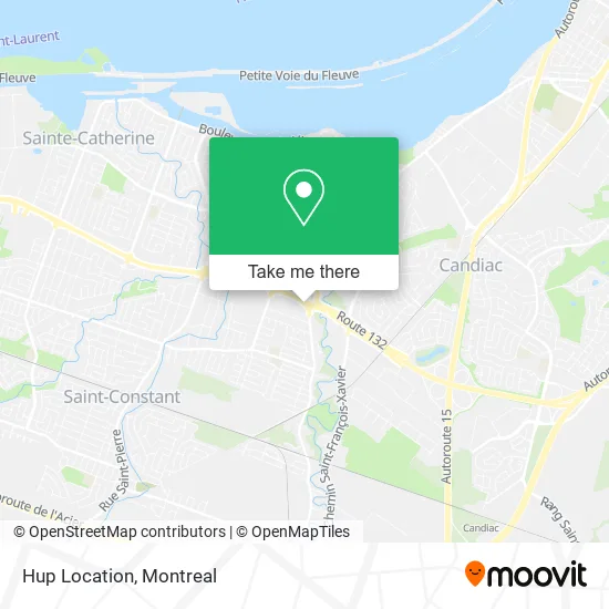 Hup Location map