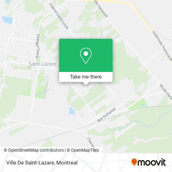 Ville De Saint-Lazare map