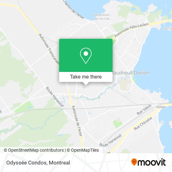 Odyssée Condos map