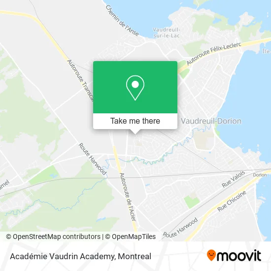 Académie Vaudrin Academy map