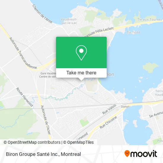 Biron Groupe Santé Inc. map