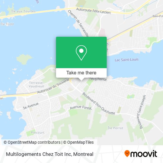 Multilogements Chez Toit Inc map