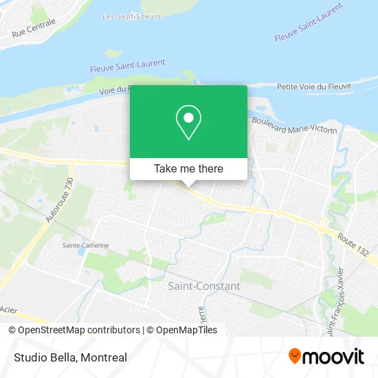 Studio Bella map