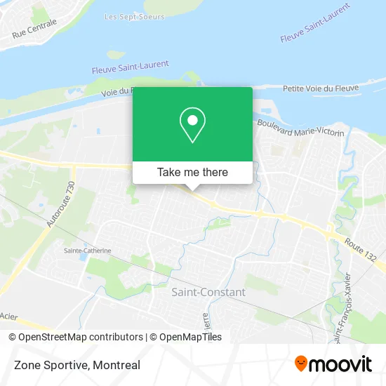 Zone Sportive map