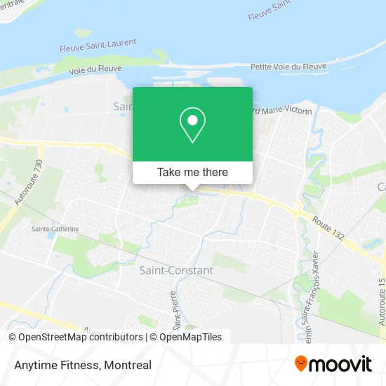 Anytime Fitness map