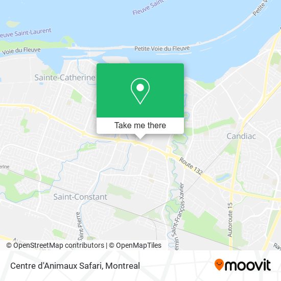 Centre d'Animaux Safari map