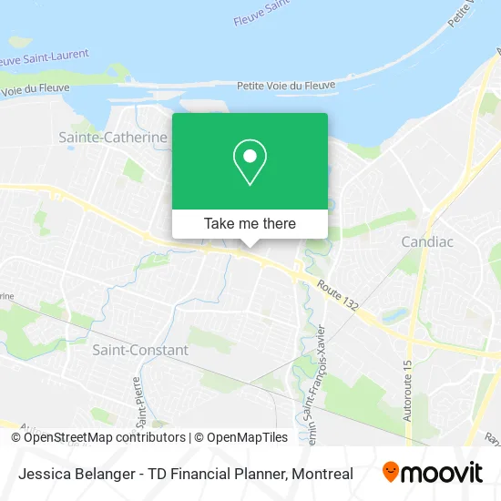 Jessica Belanger - TD Financial Planner map