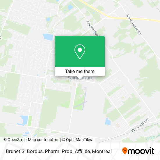 Brunet S. Bordus, Pharm. Prop. Affiliée map
