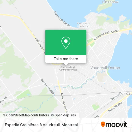 Expedia Croisières à Vaudreuil map