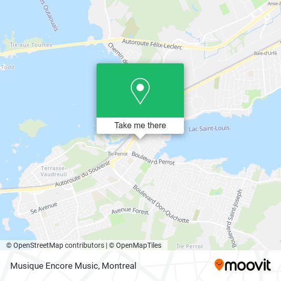 Musique Encore Music map