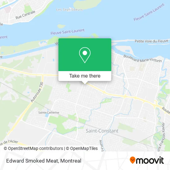 Edward Smoked Meat map
