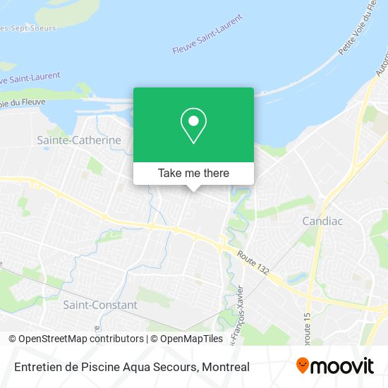 Entretien de Piscine Aqua Secours map