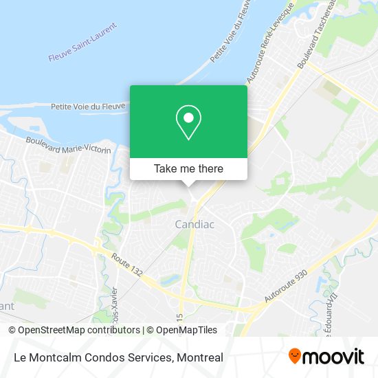 Le Montcalm Condos Services map
