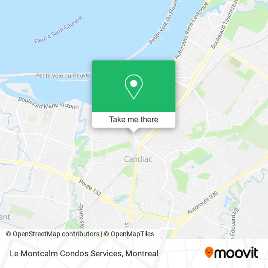 Le Montcalm Condos Services map