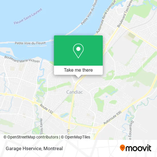 Garage Hservice map