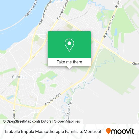 Isabelle Impala Massothérapie Familiale map