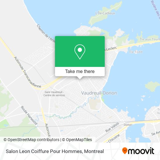 Salon Leon Coiffure Pour Hommes map