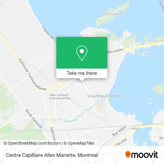 Centre Capillaire Allen Mariette map