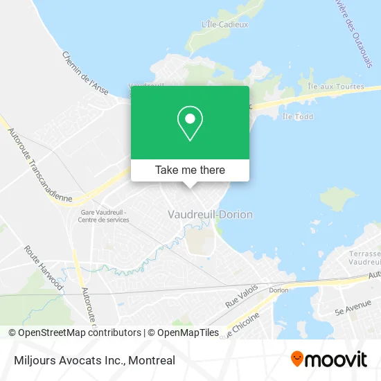 Miljours Avocats Inc. map