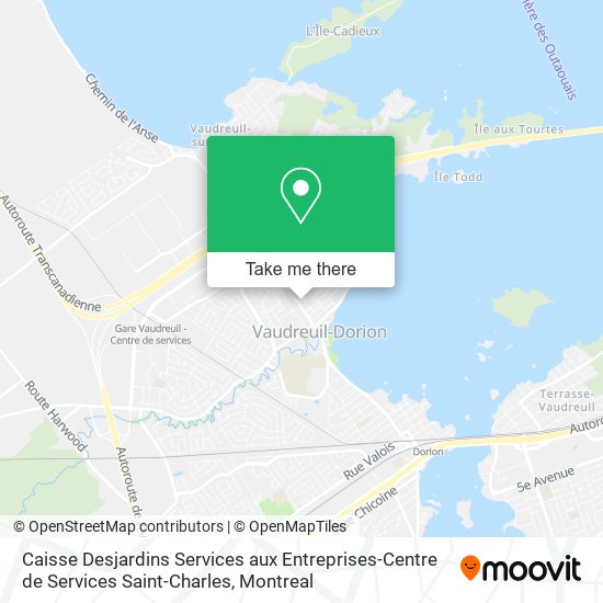 Caisse Desjardins Services aux Entreprises-Centre de Services Saint-Charles map