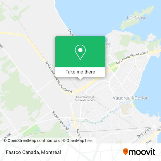Fastco Canada map