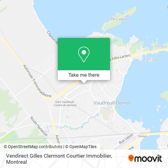 Vendirect Gilles Clermont Courtier Immobilier map