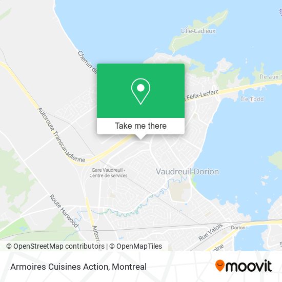 Armoires Cuisines Action map