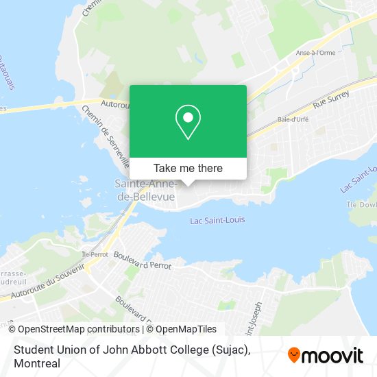 Student Union of John Abbott College (Sujac) map