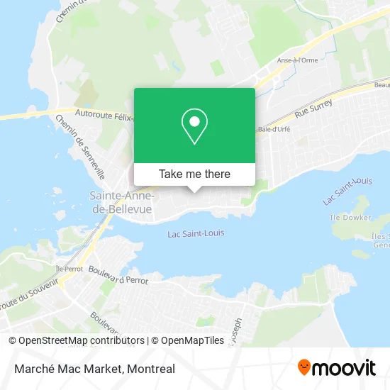 Marché Mac Market map