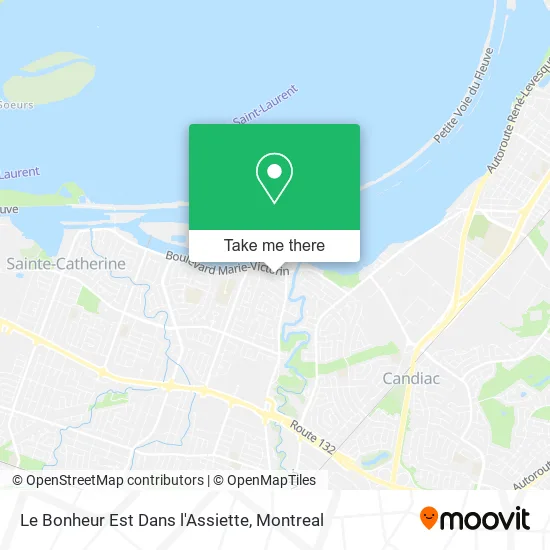 Le Bonheur Est Dans l'Assiette map