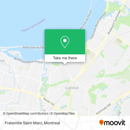 Fraternite Saint-Marc map