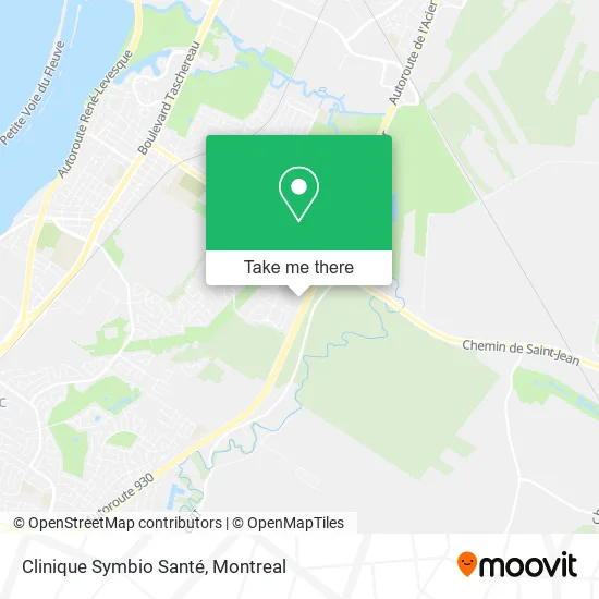 Clinique Symbio Santé map
