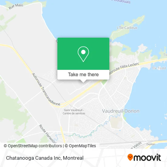 Chatanooga Canada Inc map