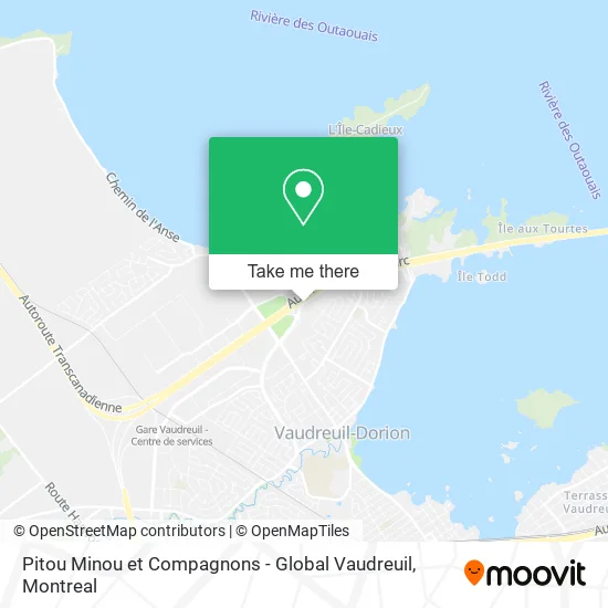 Pitou Minou et Compagnons - Global Vaudreuil map