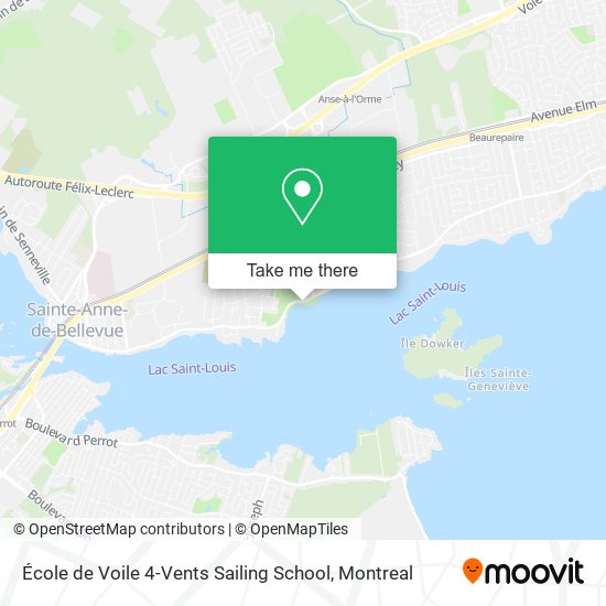 École de Voile 4-Vents Sailing School map