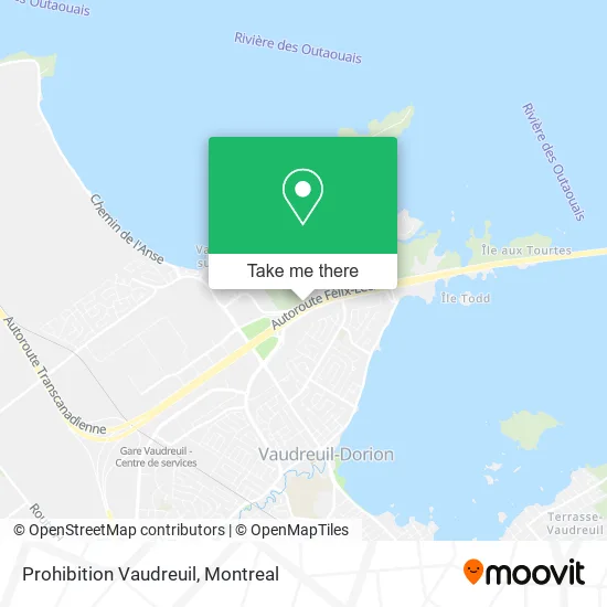 Prohibition Vaudreuil map