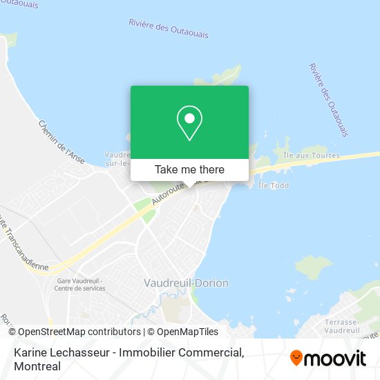 Karine Lechasseur - Immobilier Commercial map