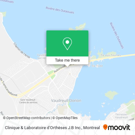 Clinique & Laboratoire d'Orthèses J.B Inc. map